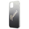 Guess GUHCP12MPCUGLSBK iPhone 12/12 Pro6,1 czarny/black hardcase Glitter Gradient Script
